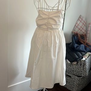White bow dress